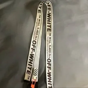 Rare Off-White Double Wrap White Belt Elysian Knot Off White Leather Belt - Gold | Coldfire main image 3